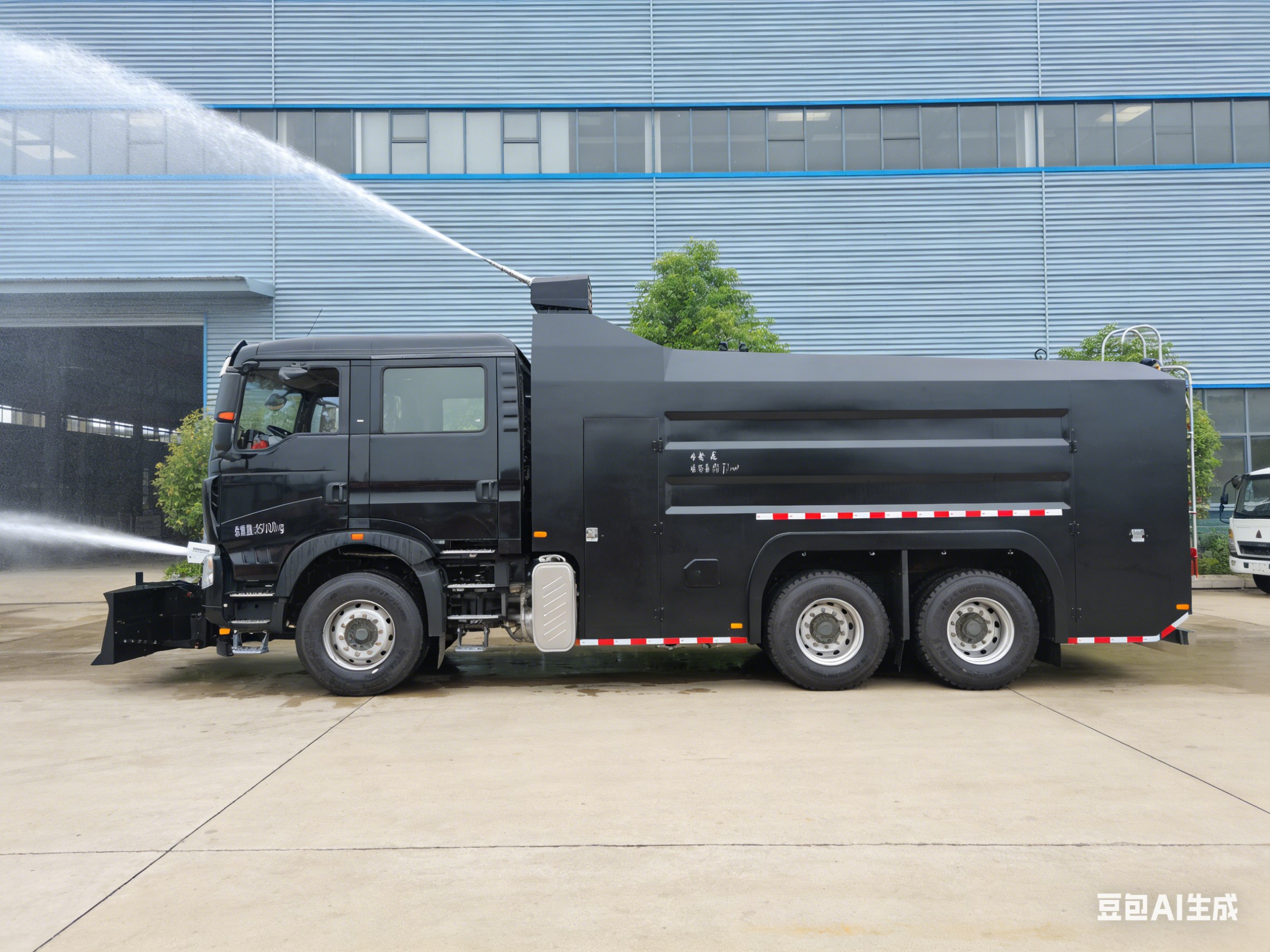 重汽后双桥防暴水罐车