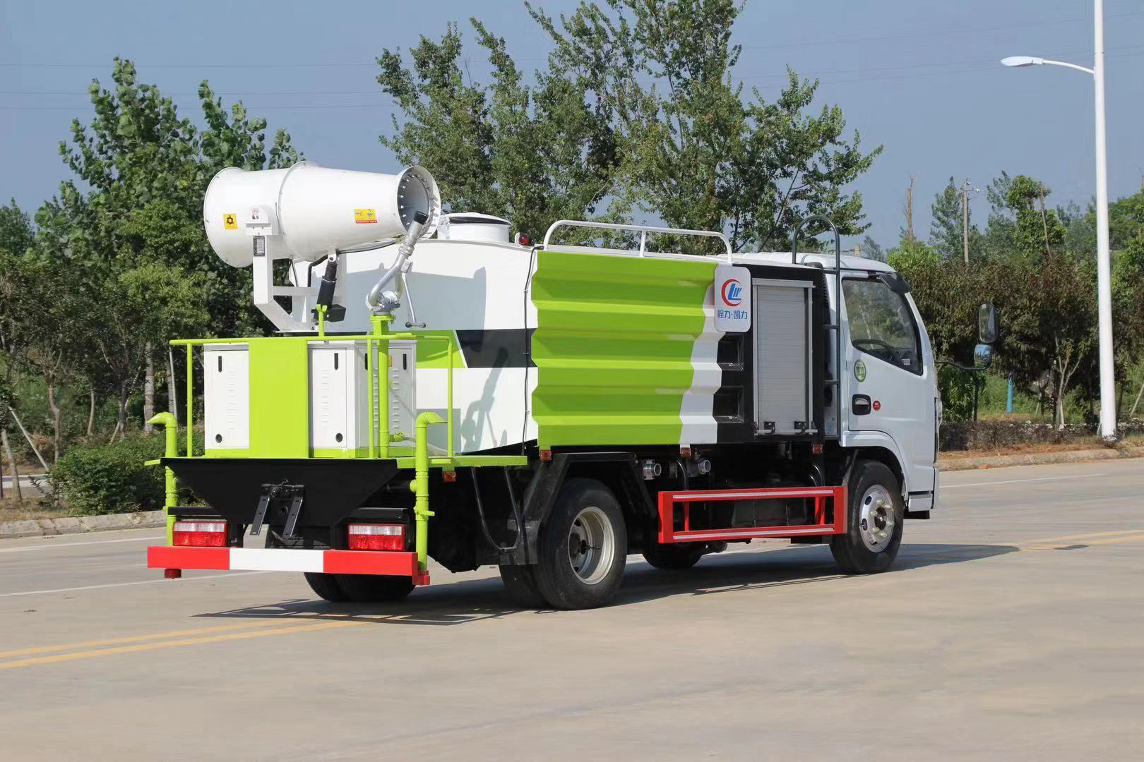 国六5方 蓝牌东风D6 抑尘车30米